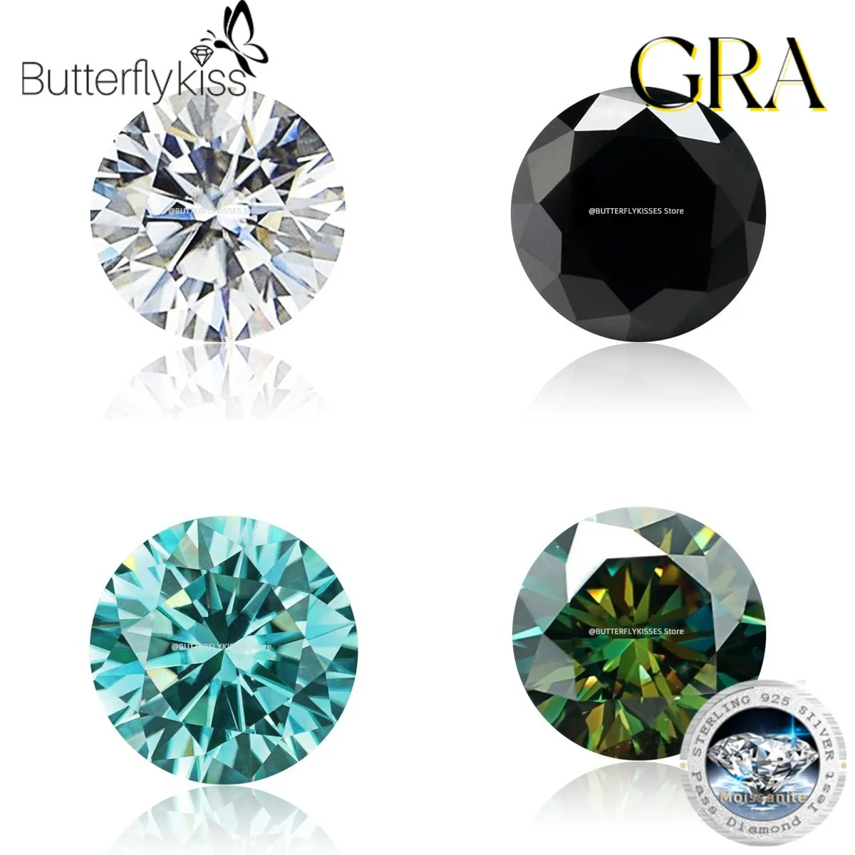 Rough Diamonds Diamond Tester How To Know If Something Is Real Diamond Koupit Jewellery Stone To 10ct GH Color Moissanite Diamonds