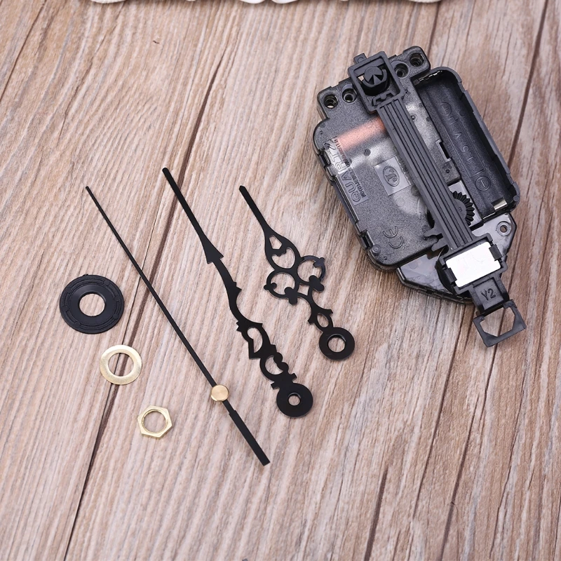 Silent Pendulum Type Clock Movement Mechanism with 3 Hands Motor DIY Replacement Repair