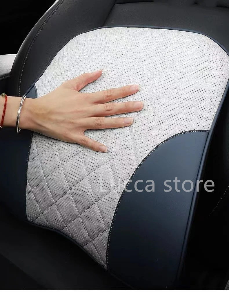 Microfiber Leather Headrest Seat Headrest Neck pillow Cushion Neck Accessories For BYD Song Plus Sealion 6 Seal U