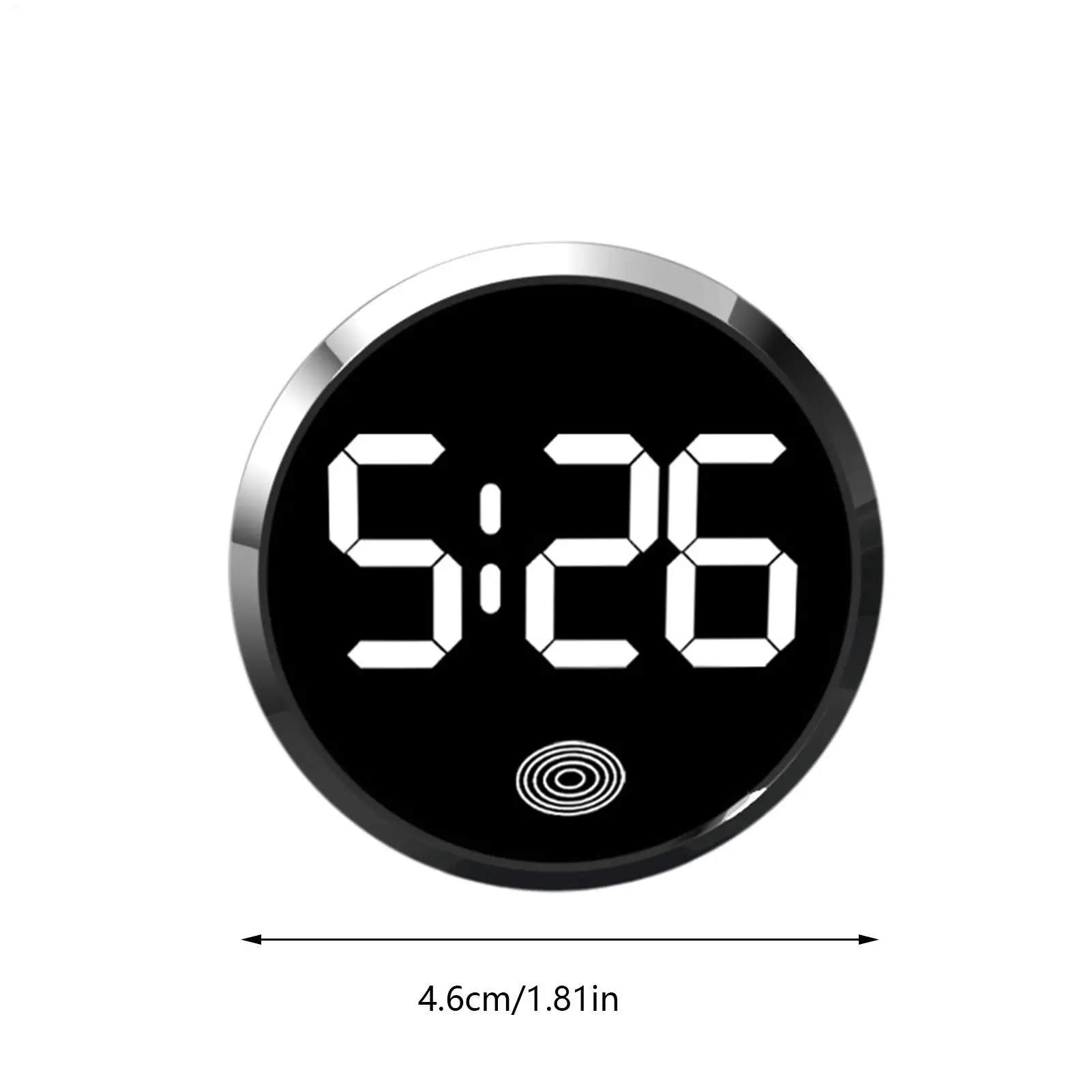 Car Clocks for Dash Car Digital LED Display Screen Clock Touch-Control Car Watch Car Mini Clock Ornaments Interior Accessories