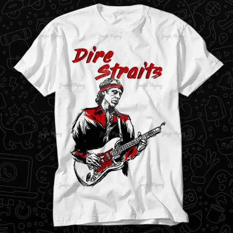 Dire Stretto Sultani Di Swing Brothers In Arms T Shirt Regalo Per Donna Uomo Unisex Top Adult Estetica Tee Vintage Music Movie