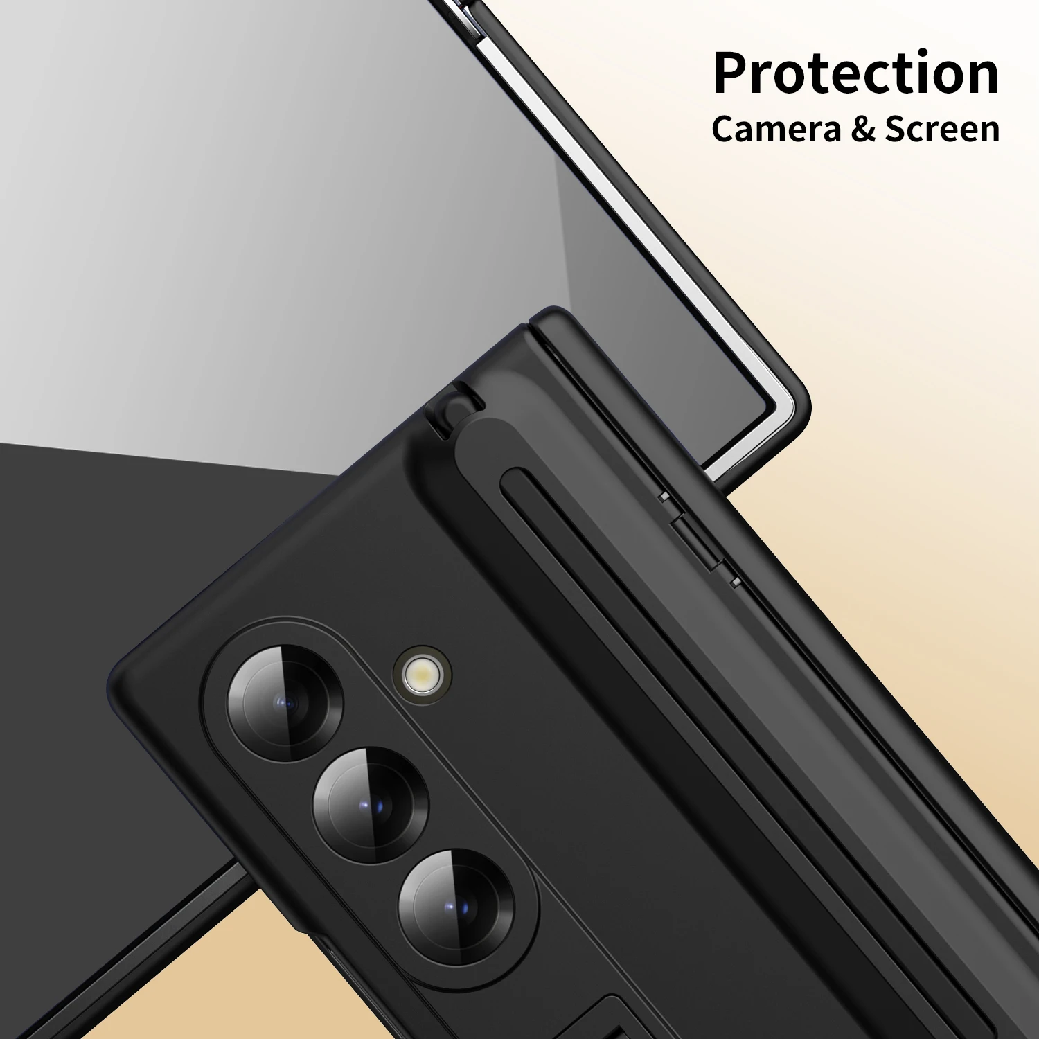 All-in-One Protective Case with S Pen and Telescopic Slot