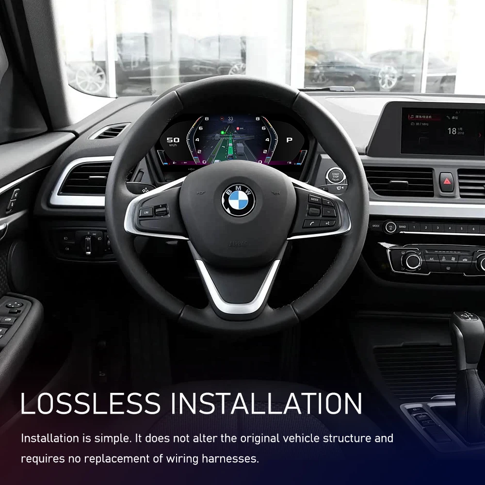 BMW 1/2 시리즈 F20 F21 F23 2011-2021용 10.25인치 디지털 계기판, 대시보드 속도계 패널, CarPlay/스크린미러링 지원