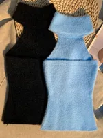 Débardeurs courts sexy Y2K, mode automne 2026, vêtements pour femmes, gilet uni polyvalent, style coréen, sans manches, dos nu, tricoté 6