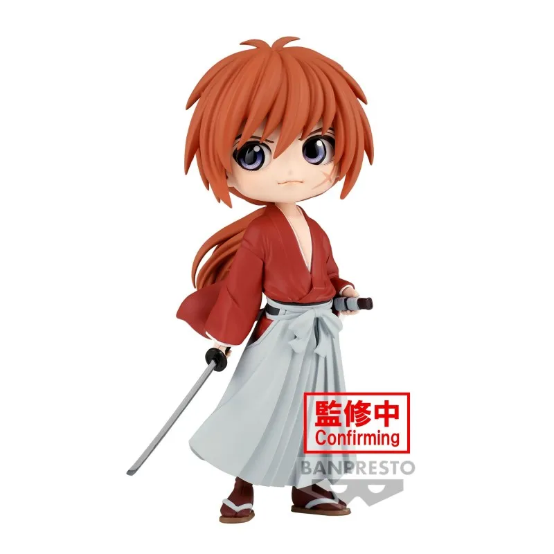 

Bandai Original Qposket Himura Kenshin vol.2 Action Figure Rurouni Kenshin Anime Toys For Kids Gift Collectible Model Ornaments