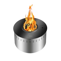 550mm Remote Control Intelligent Smart Bio Burner Automatic Round Ethanol Fireplace 2