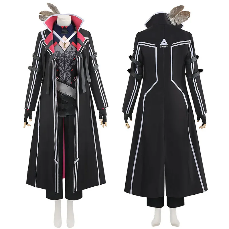 NIJISANJI Lauren Iroas VTuber Cosplay Costume with Wig for Adults (Unofficial)