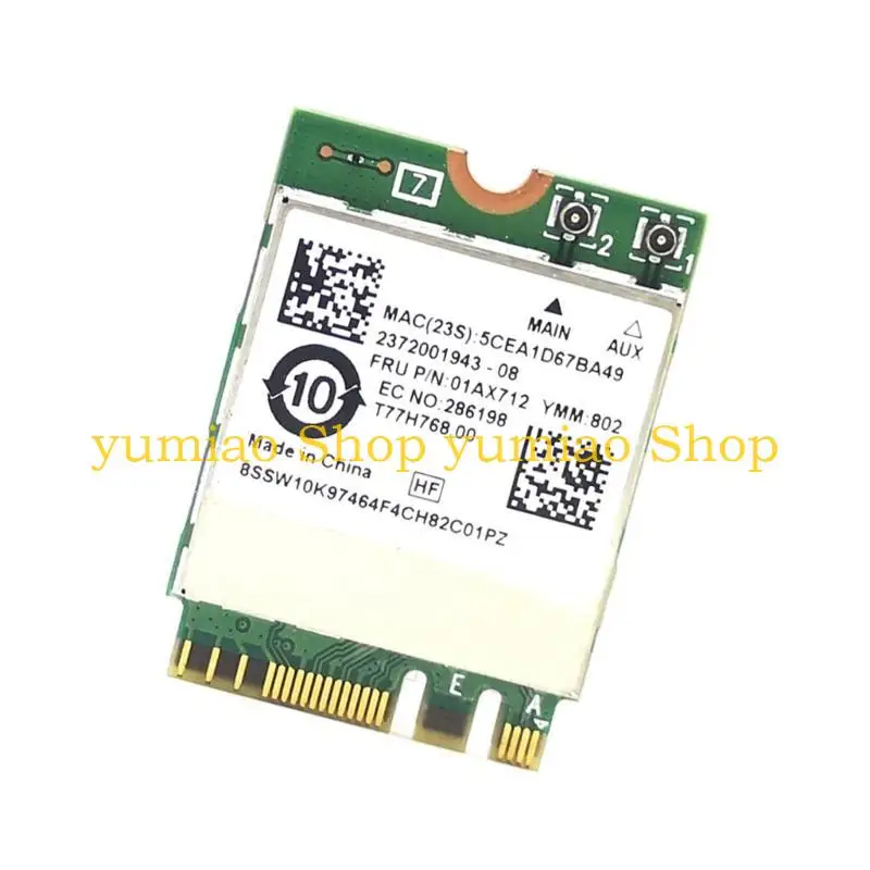 587B 무선 네트워크 카드 BT4.0 WiFi 어댑터 듀얼 대역 M2-NGFF RTL8822BE WiFi 카드