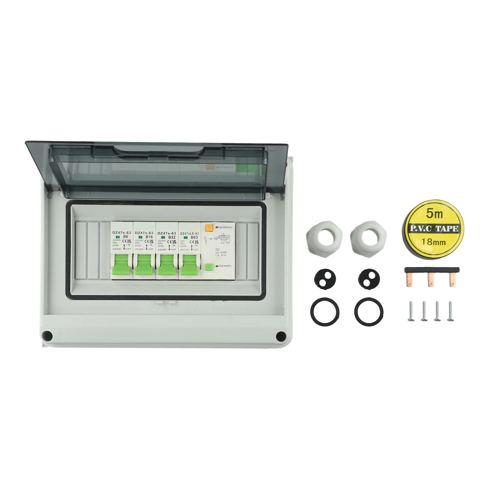 3-Way-Waterproof-Distribution-Box-63A-AC220V-Leakage-Protection-Circuit ...