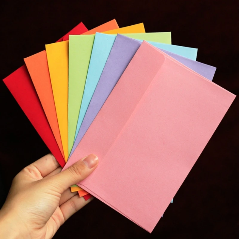Kraft Paper Envelopes Mailing Envelopes 10 Sheets Vintage Envelopes Set for A6 Papers Wedding Invitation Letter Stationery Paper Bag Wedding Gift Paper Bag