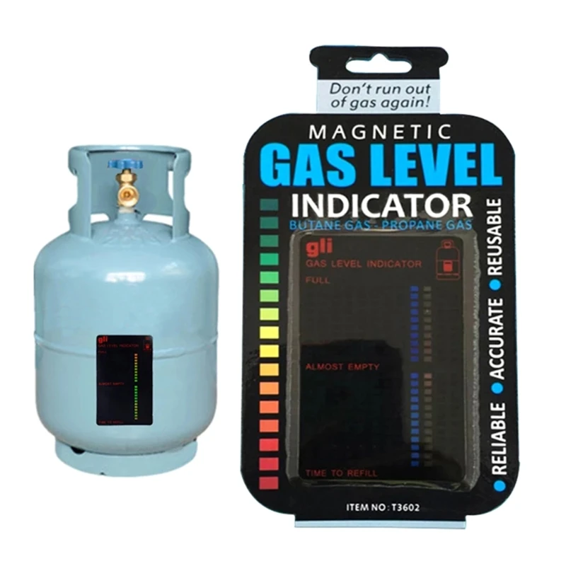 Gas Tank Level Indicator Propane Butane LPG Fuel Magnetic Gauge Bottle Measuring Stick Butane Cylinders Utility NICEFurniture