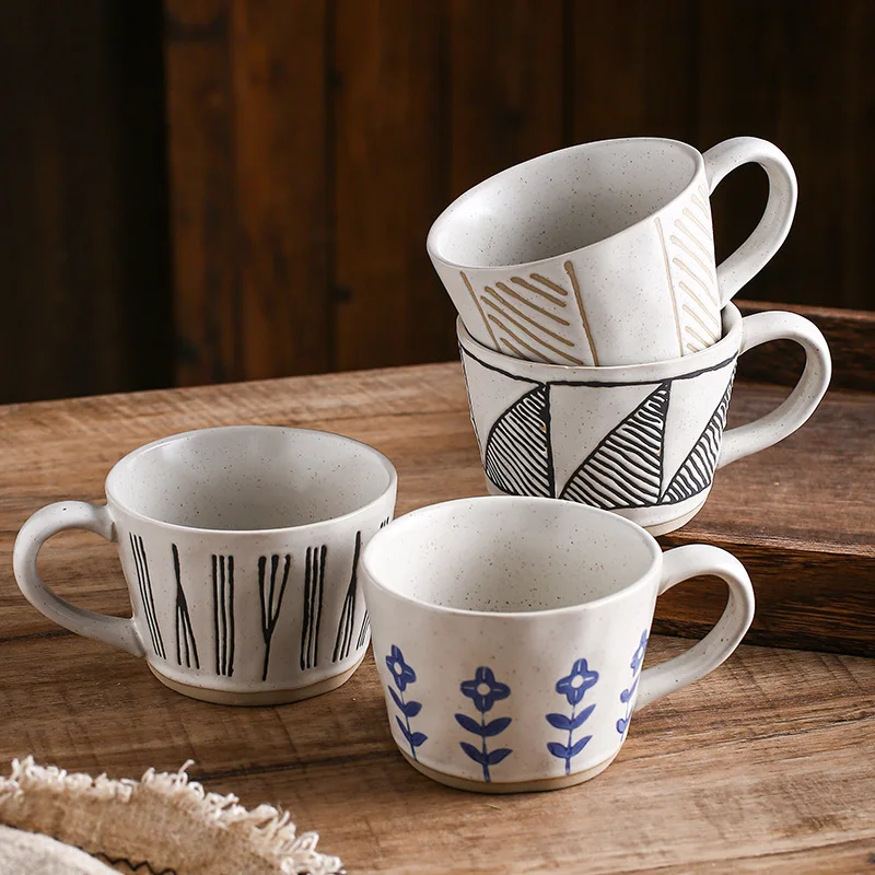 

Mug Ceramic Mug Tea Cup Set Coffee Mug Cups Sweethearts Breakfast Cup Milk Cup