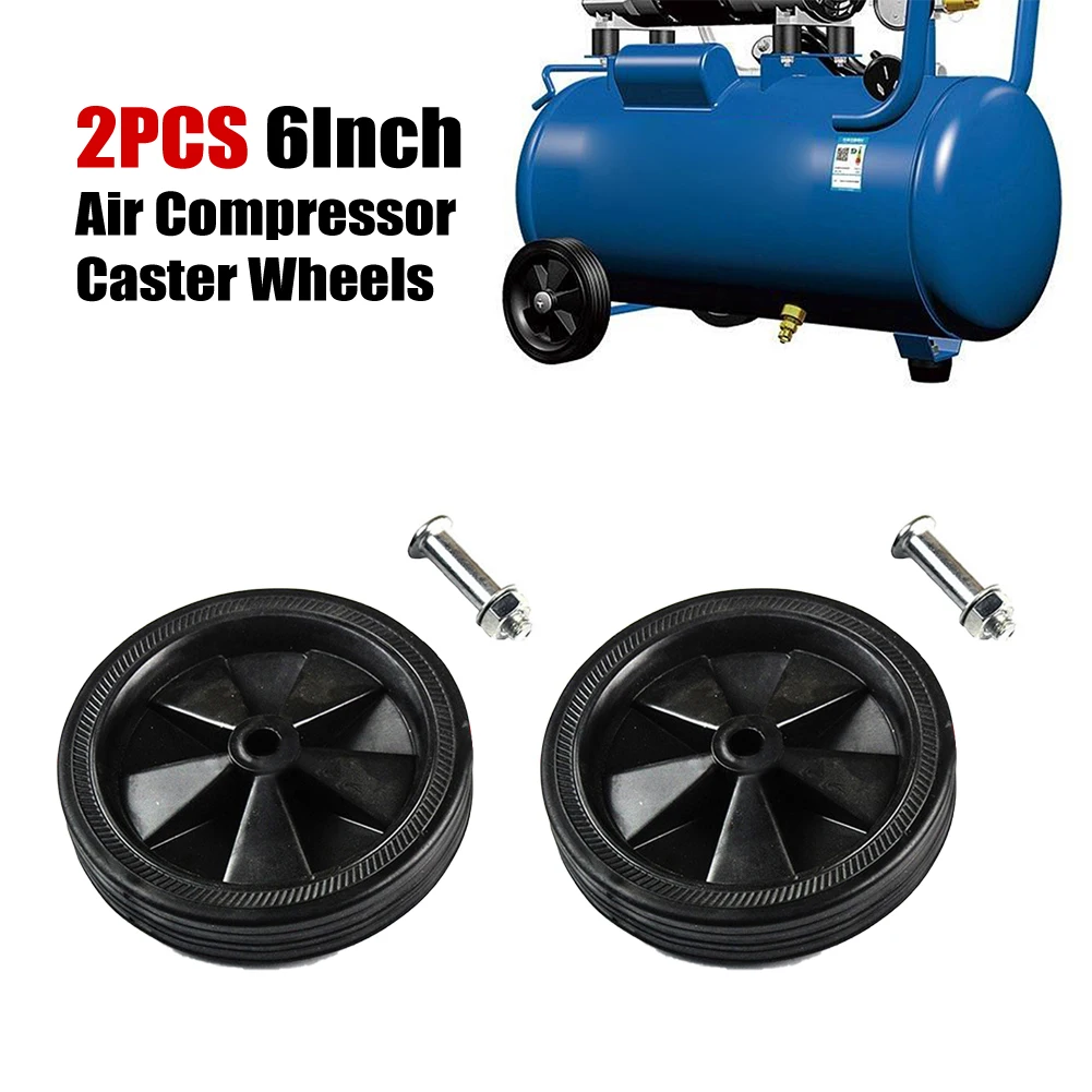 Description Picture 6 of itemAir Compressor Accessories Caster Wheels Wheels With Screws Brand New For Air Compressors For Oil-free Machines