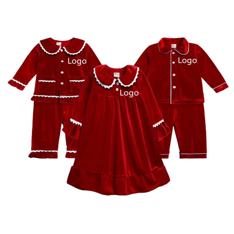 Christmas Pajamas Children's Clothing Sets Sleepwear For Girls
