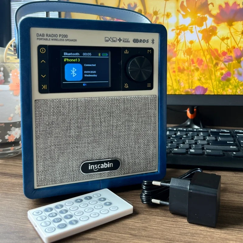 

Аудитория Bocinas Bluetooth портативный уличный DAB цифровой радиоприемник DAB/DAB +/FM радио беспроводной домашний кинотеатр звуковая система BT5.0/AUX