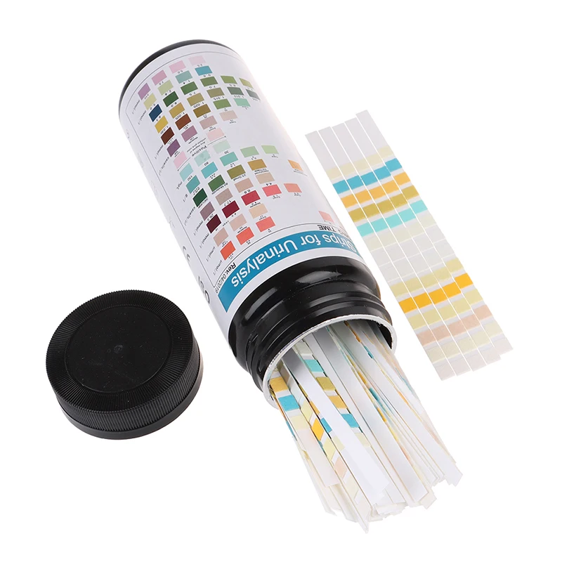 PH indicator test strips URS-14 100strips Urinalysis Reagent Test Paper Urine pH Test Strips Leukocytes