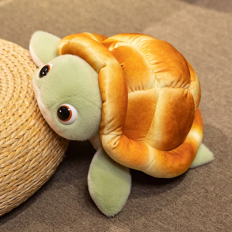 Sea Turtle Plush Toy Stuffed Doll Marine Animal Bread Cute Ins Car Decor Sea Turtle Pillow Collection