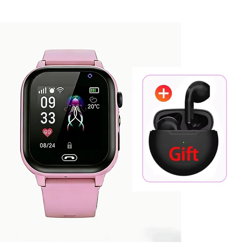 ساعة ذكية للأطفال 5G GPS موقع مكالمة فيديو بطاقة S...