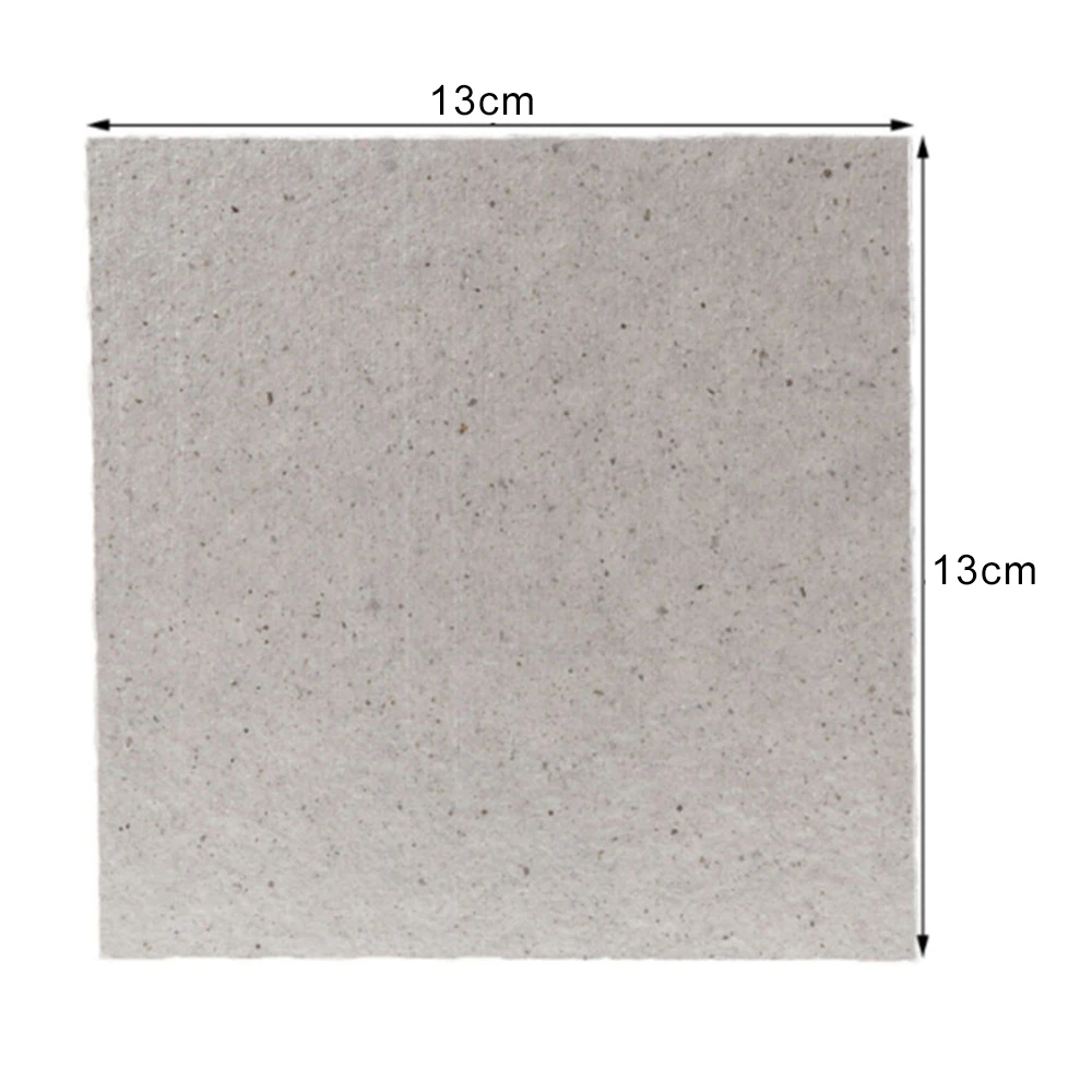 Mica Plate Microwave Insulation Mica Plate High Temperature Resistant Conductor 13x13 Cm Cuttable 4pcs/set