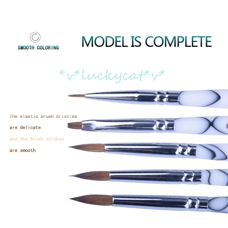 歯科技工　陶材用筆セット 磁器製の歯科用ブラシ,新しい耐久性のあるオリジナルの歯科用機械ペン