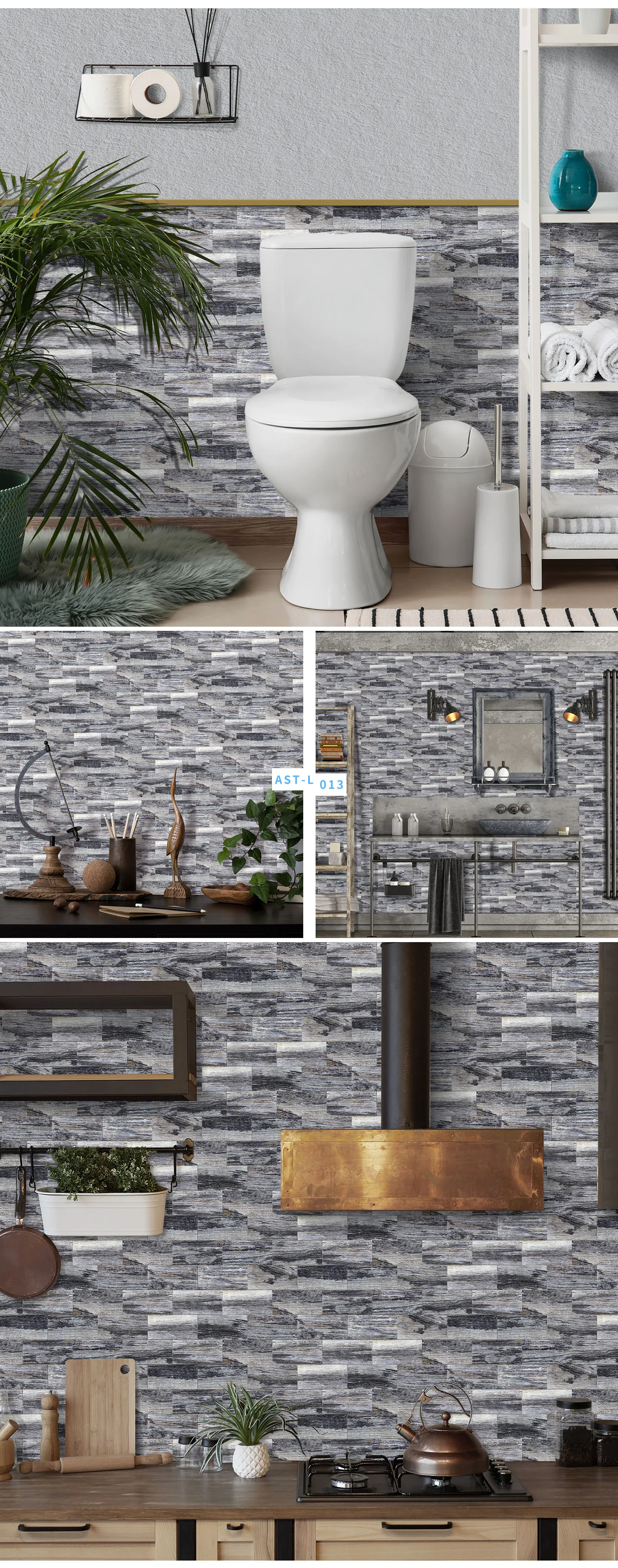 2-10 stücke selbst klebende Tapete wasserdichte Wanda uf kleber für Wände dickere Pe Schaum Aufkleber Küche Bad DIY Papel de Parede – Detail 29