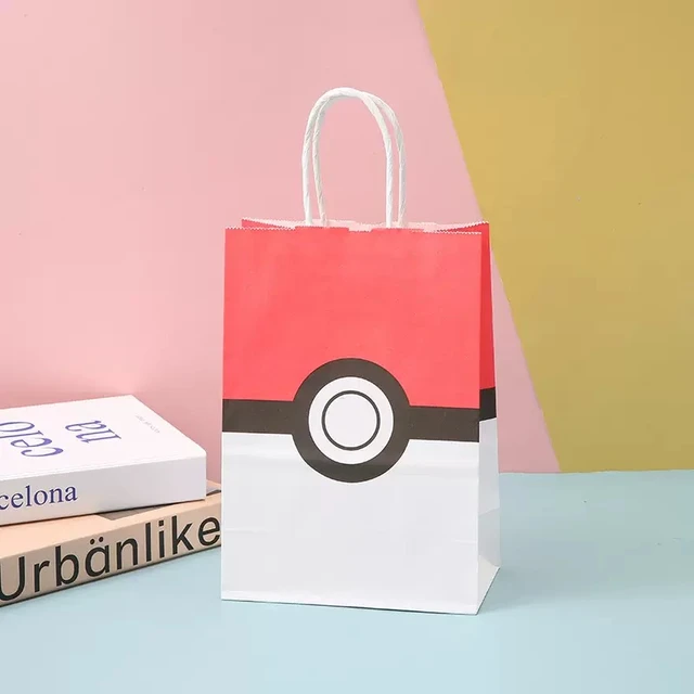 Boîte à bonbons périphérique de dessin animé Pokemon, sac cadeau à thème  Pikachu, fournitures de décoration de fête d'anniversaire pour enfants -  AliExpress