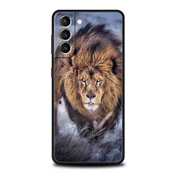 Lion King Animal Soft TPU Phone Case - Vibrant and Durable Cover - Galaxy S20+ (A4)