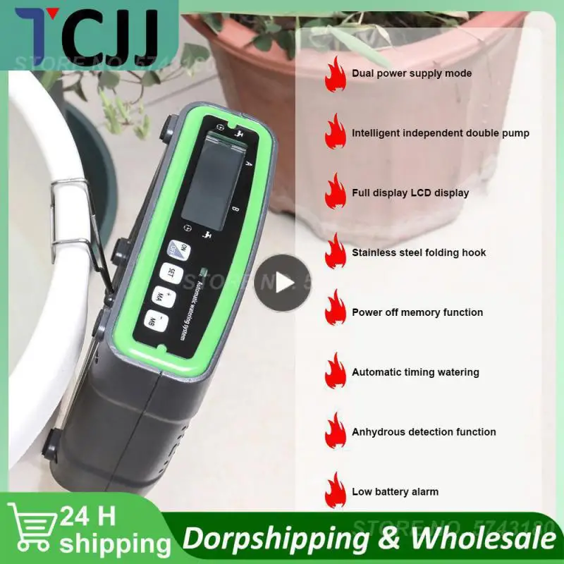 

Умное устройство для полива, перезаряжаемая система капельного орошения с автоматическим таймером, 5 В