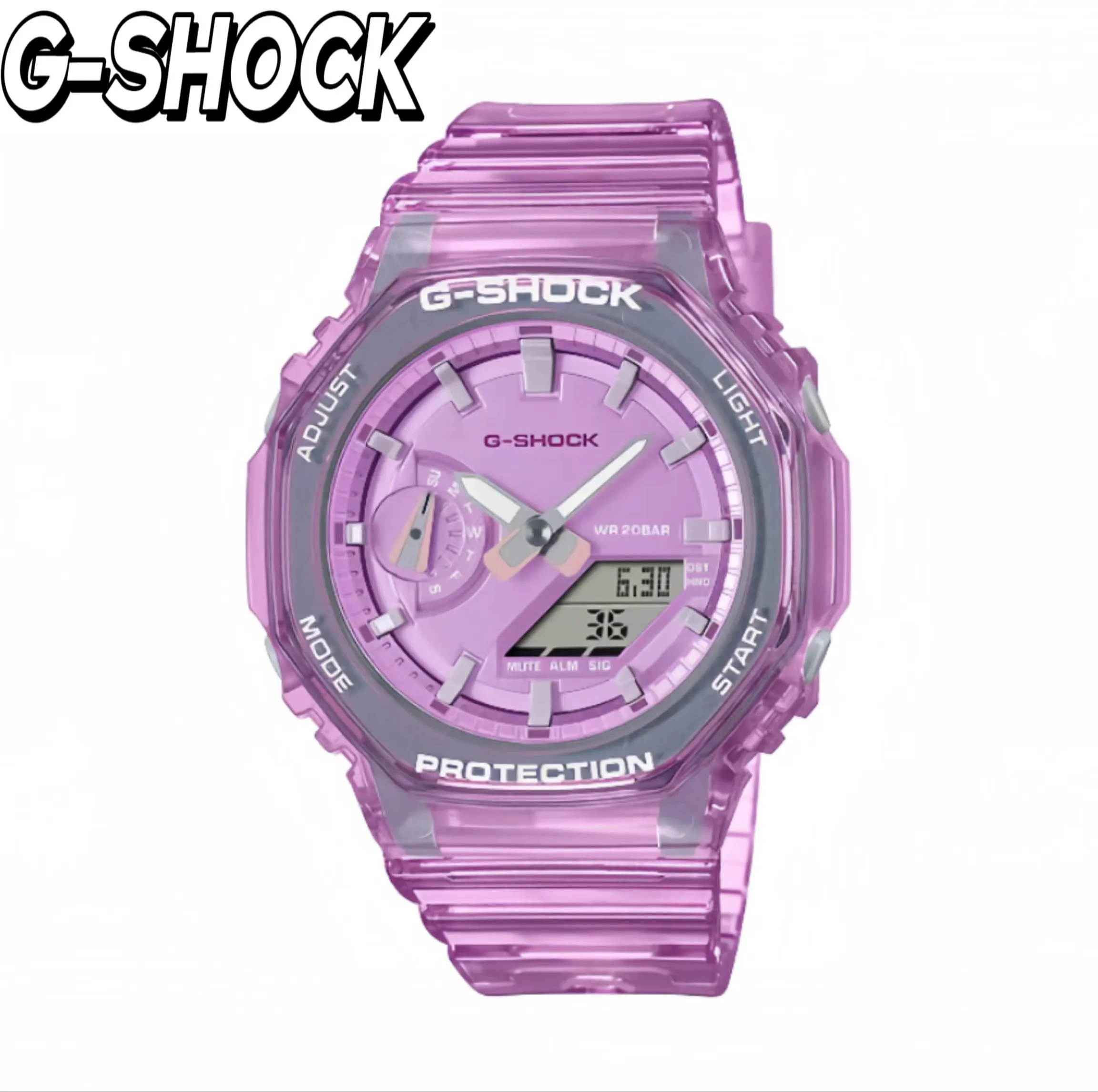 

Новинка, яркие спортивные часы серии G-SHOCK, противоударное освещение для ночного бега, пара водонепроницаемых роскошных женских часов.