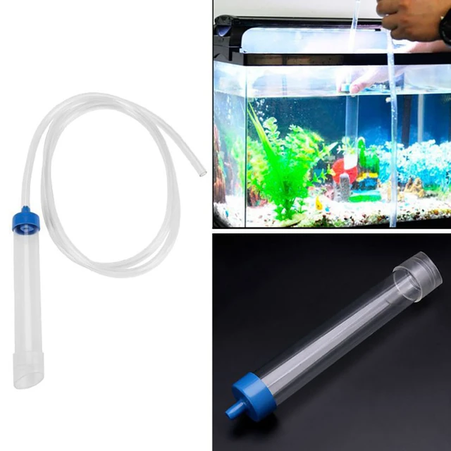 Aquarium Manual Cleaner Tool Siphon Gravel Suction - Aquarium Siphon Fish  Tank - Aliexpress