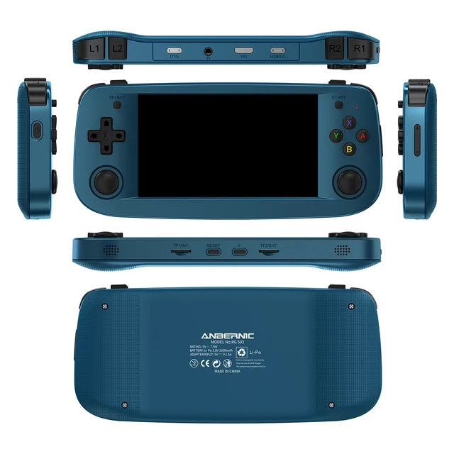 ANBERNIC RG503 有機ELディスプレイ 美品 ANBERNIC-RG503レトロビデオゲームコンソール,4.95インチoled