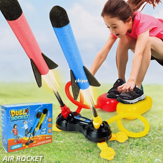 Kid Outdoor Air Rocket Launcher Jump Toys Eva Foam Rocket bomb Parent Child  Interaction Sport Toy Outdoor Game Play Set for Kids - AliExpress