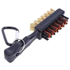 1 Pc Golf Club Brush Groove Cleaner Dual Sided Tools Portable Metal Lightweight Nylon Accessories for Iron Balls Shoes New Gift 1