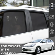 

For Toyota WISH 2003-2009 Magnet Car Sunshade Front Windshield Mesh Frame Curtain Side Window Sun Shade