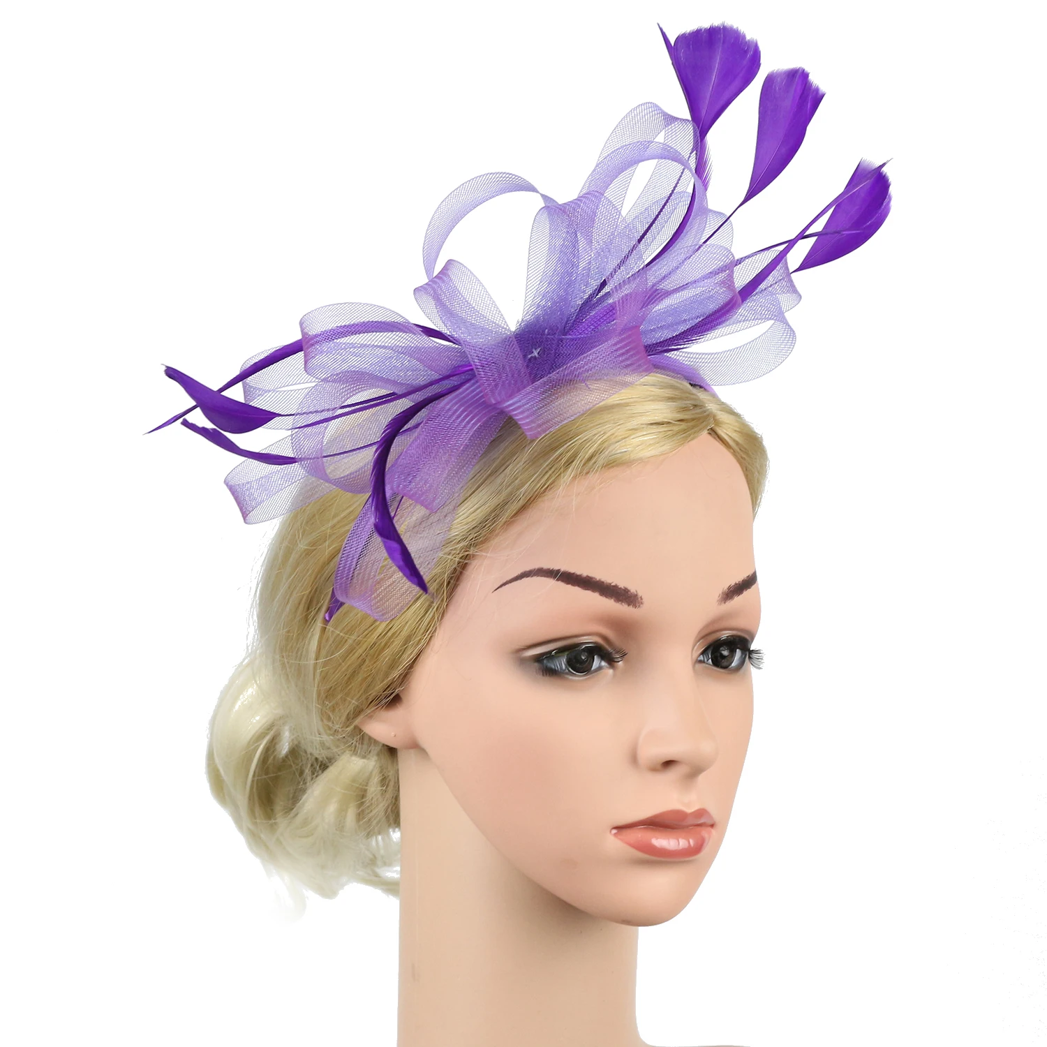 Fashion Hat Women Fascinator Cocktail Wedding Party Headpiece Headwear Hair Accessories Hairpin