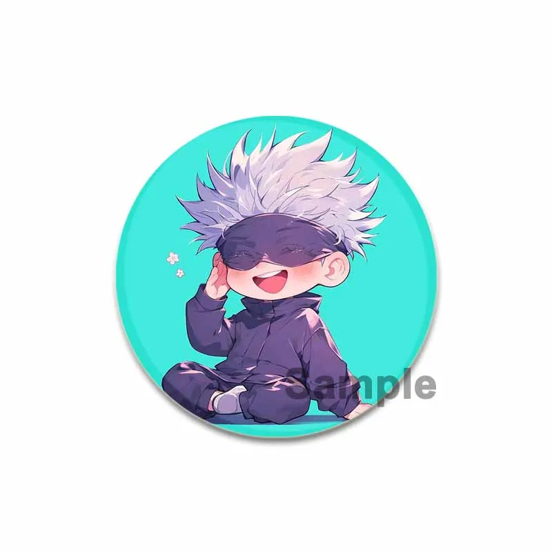 Pin de Satoru Gojo (Jujutsu Kaisen) de 44 mm S69748a5f1d5948e29ffe9bff024414ccL