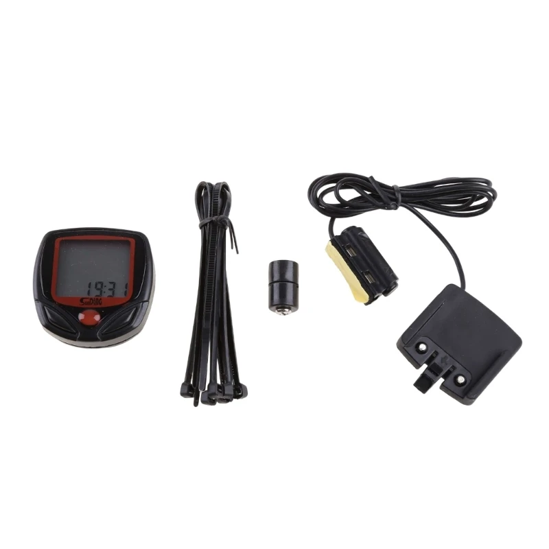 Waterproof Bike Cycle Lcd Display Digital Computer Speedometer Cycling Computer Drop Shipping vjoy gps speedometer 4 5 c80 speed odometer mileage hud display digital speed alarm mph kmh altitude display projector 3 c60s