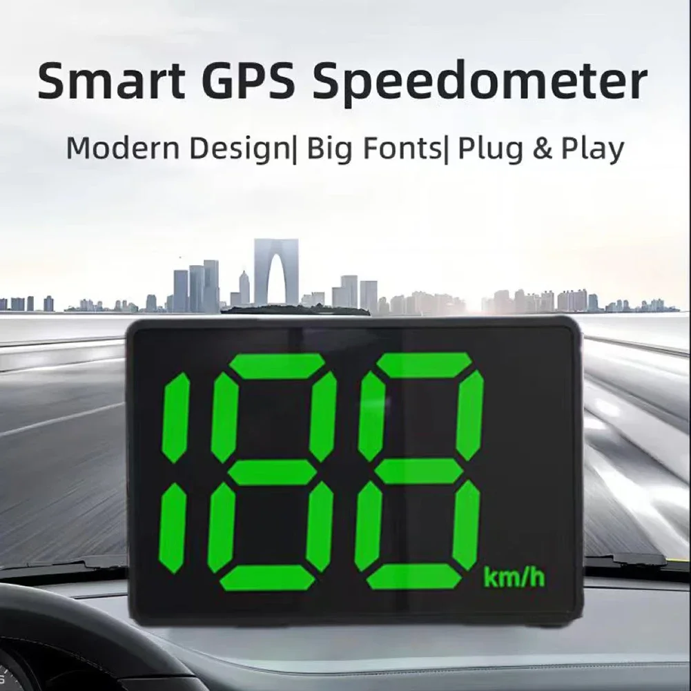Affichage Tête Haute (HUD) GPS Pour Voiture - Compteur De Vitesse Numérique, Alarme De Survitesse, Direction, Altitude - Écran 5,8 Pouces
