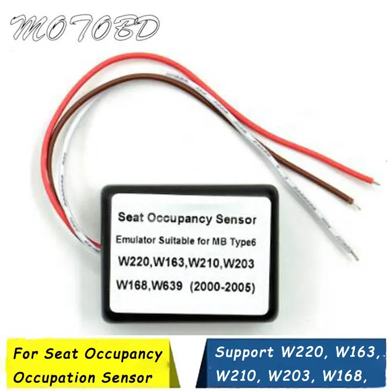 

Seat Occupancy Occupation Sensor SRS Emulator for Benz MB Type 6 Support W220, W163, W210, W203, W168, W639 and Even More