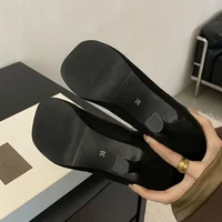 Eilyken Street Style Pleated Round Toe Women Ankle Boots Thin Heels Shoes Winter Concise Chelsea Short Botas Mujer - Image 5