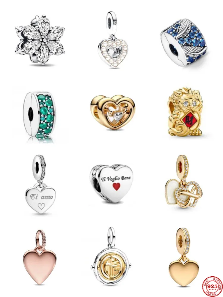 New 2023 Fine Bead 925 Sterling Silver SPARKLING HERBARIUM CLUSTER Diy