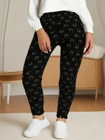 CUHAKCI Plus Size High Stretch Sexy Women's Tight Black Cat Pattern Comfortable Sports And Casual Tight Pants - Image 6