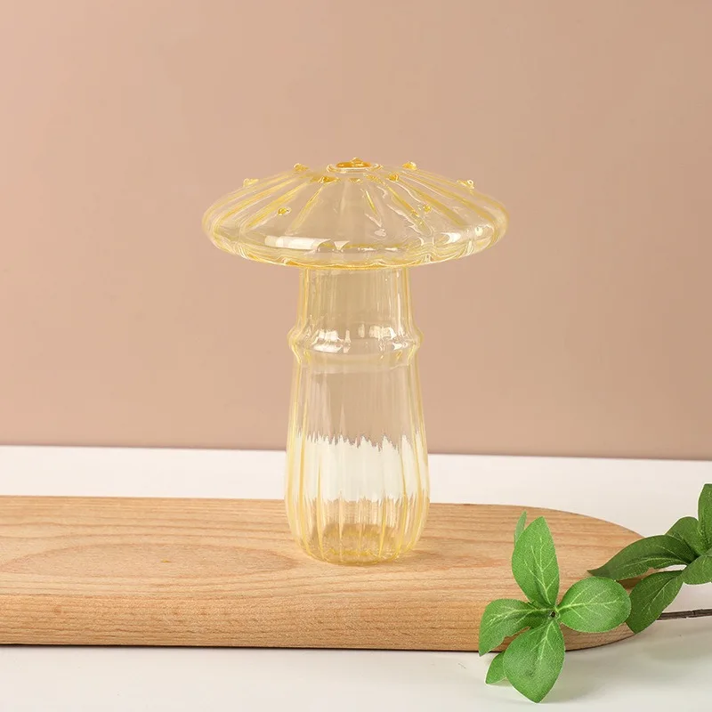 Mushroom-Shaped Glass Vase 6