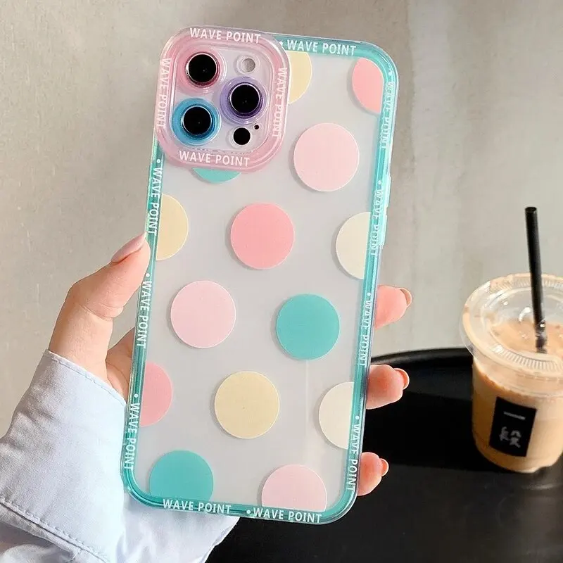 Colour Wave Point Case for OPPO Reno 13F 11F 12F 14F 8 13 12 11 14 10 Pro Plus 8T 5G Reno 5 6 Lite 7 4G A58 A78 A79 A98 Cover — view 6