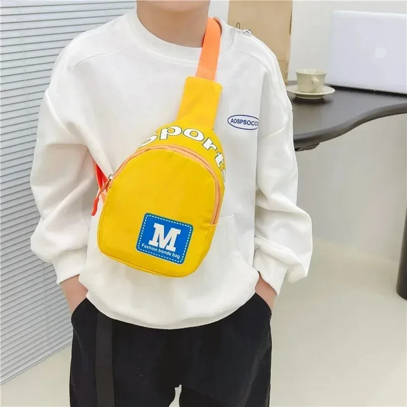 Mini Cute Letter Printed Boys Girls Shoulder Bag Fashion Kids Backpack Kindergarten Preschool Students Travel Messenger Bags