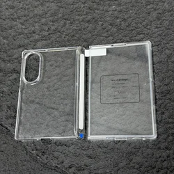 Luxury Transparent Full - Body Case with Built - in Screen Protector and Ultra - Thin Hinge Safeguard for Galaxy Z Fold 8 Ultra (Case Film)