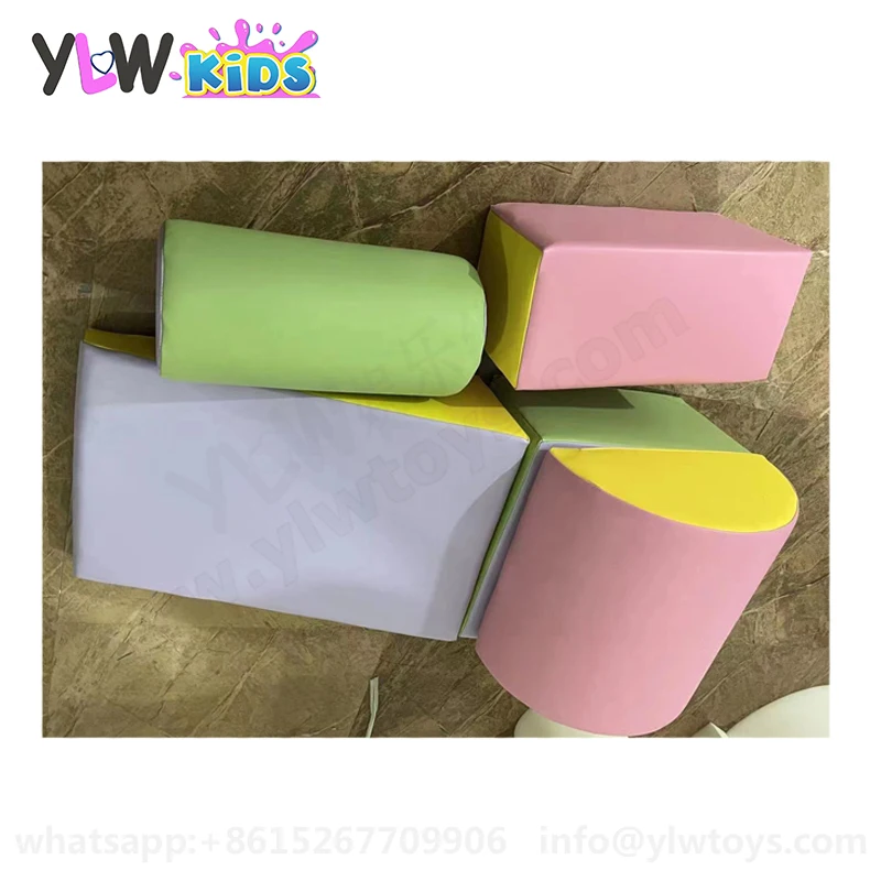 

YLWCNN Stock Soft Cube Baby Toy Kid Climb Foam Set PU Sponge Climbing Game House Soft Playground