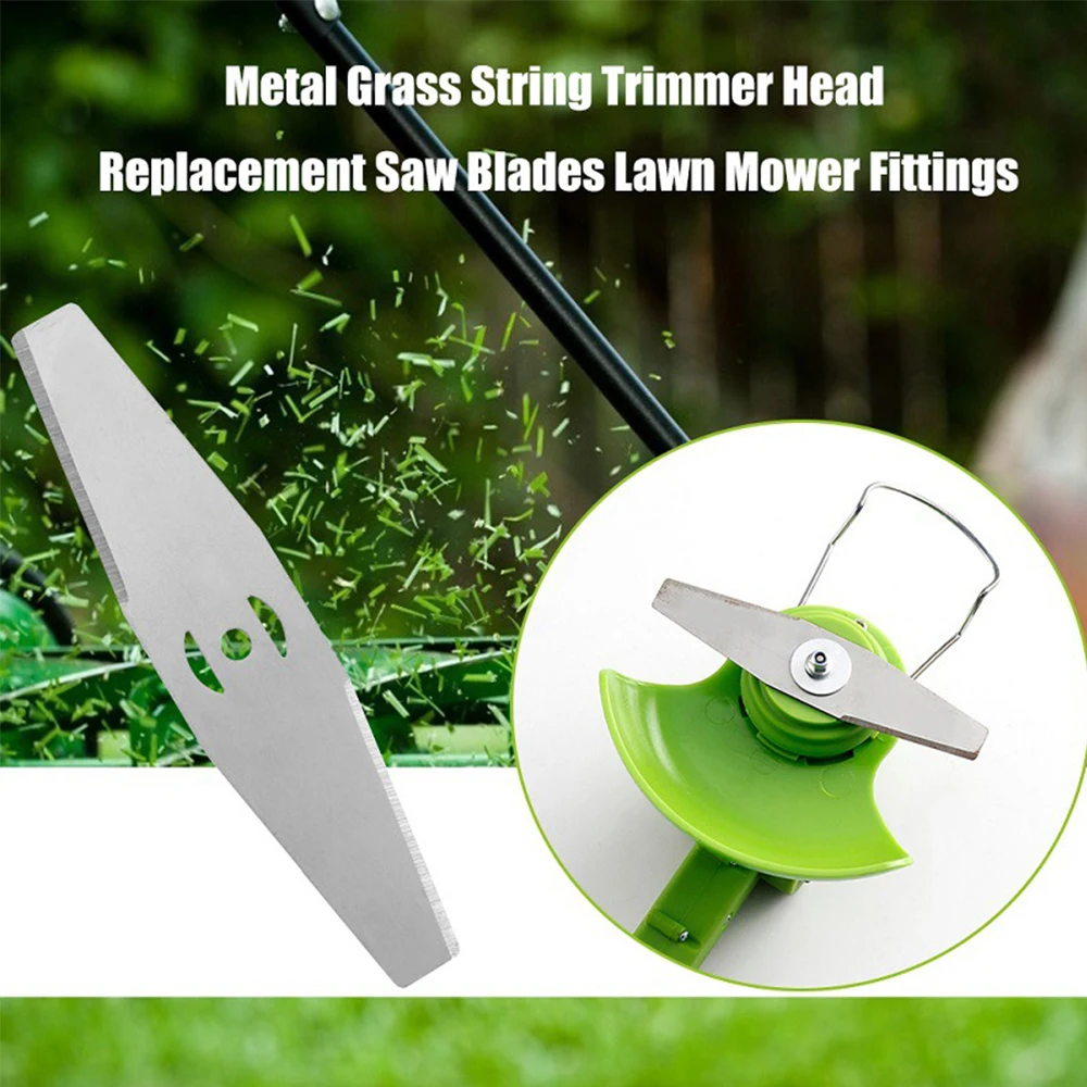 Straight Metal Saw Blade Electric Lawn Mower Blade General Accessories for Lawnmowers Grass Cutting Head Metal Garden Tool