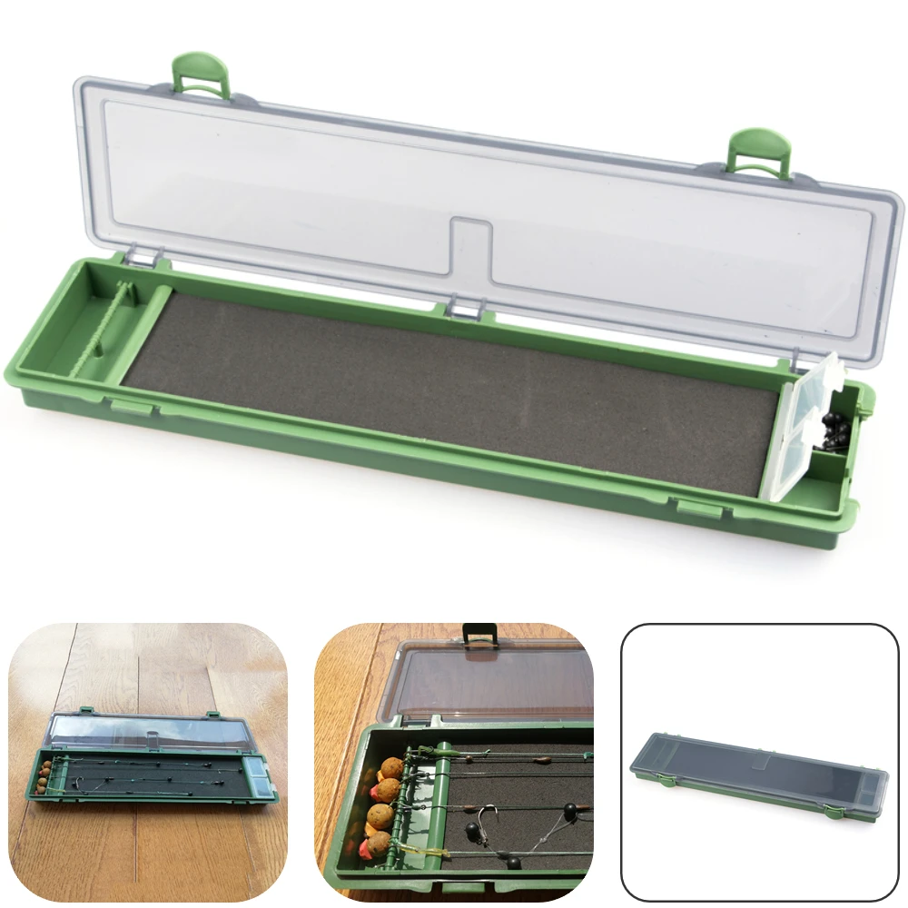 Fishing Rig Tackle Storage Boxes Line Case Container Compression