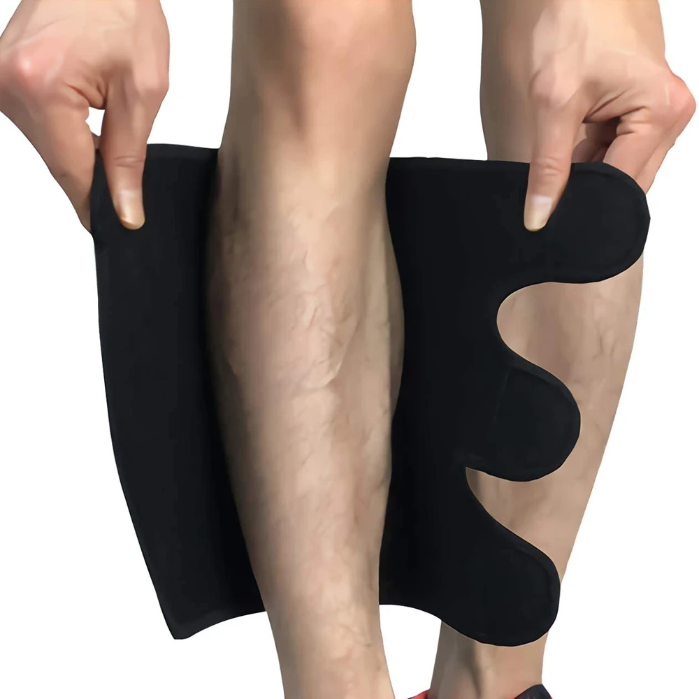 Calf Brace,Shin Splint Compression Sleeve for Swelling,Edema,Hiking,Training, Adjustable Calf Support,Shin Brace for Men & Women